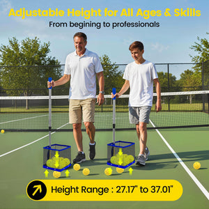 Pickleball Picker Upper&Tennis Ball Collector Holds 25 Balls,Picker Hopper Container for Picking,Tennis Ball Hopper,Pickleball Ball Retriever,Pickleball Picker Upper Ball Holder - Posboll store