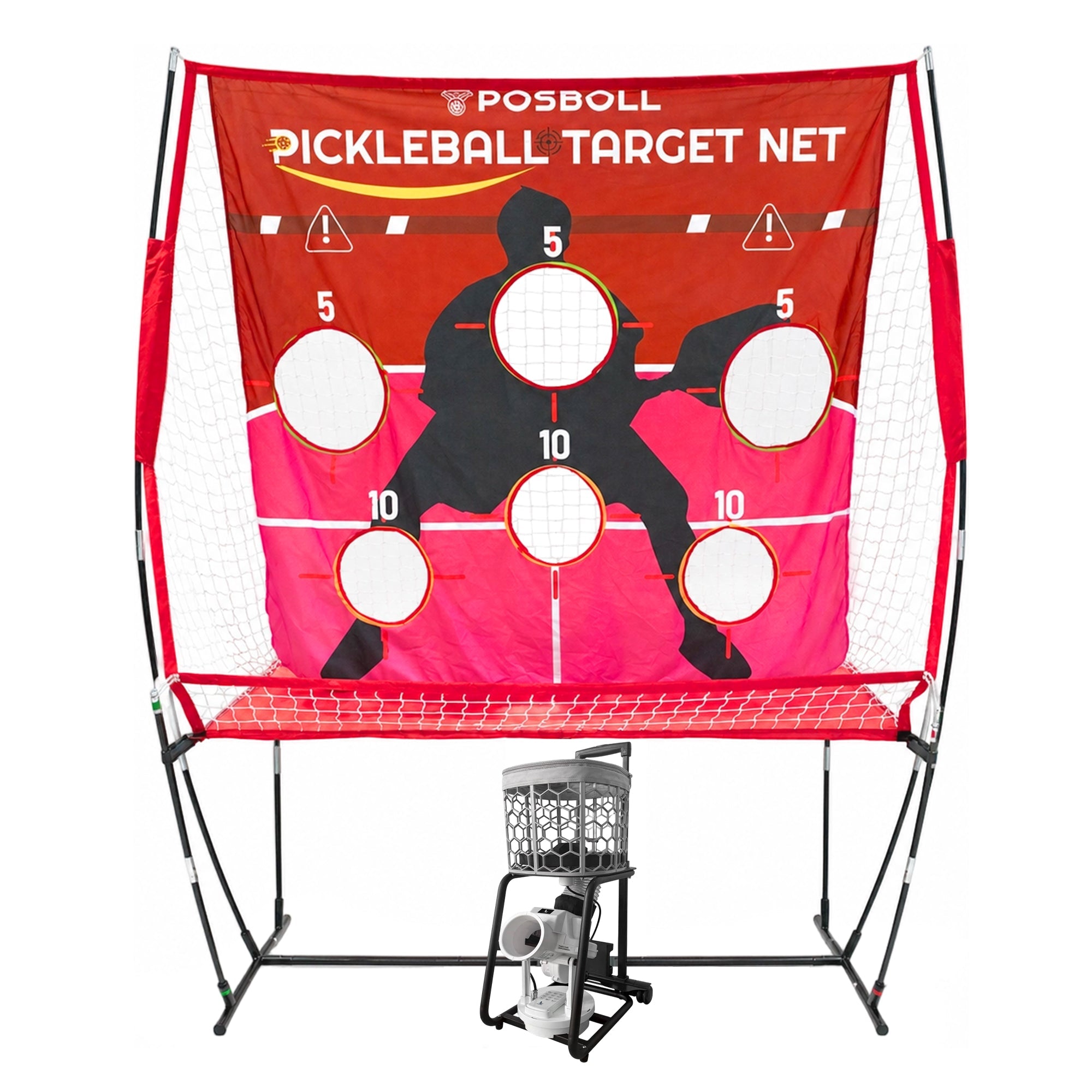 storage type serving machine and net set - Posboll store