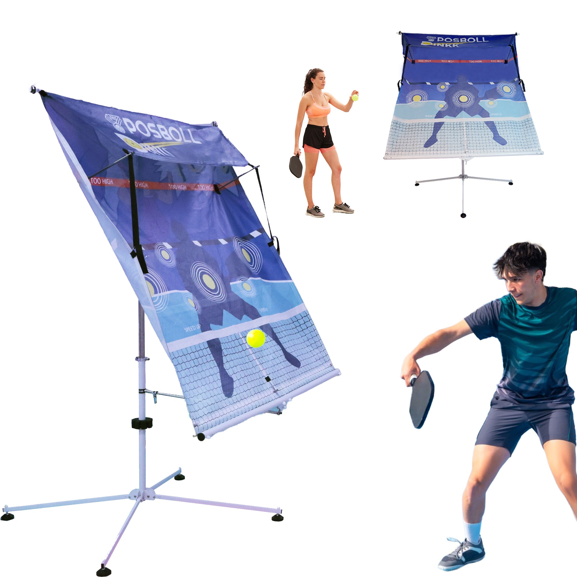 Posboll Pickleball Rebounder Net