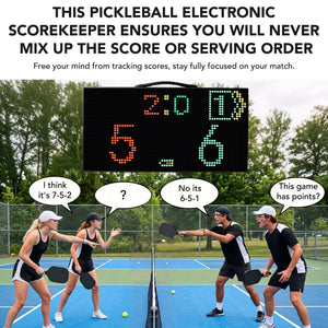 Electronic Pickleball Scoreboard, Tournament-Grade Pickleball Score Keeper - Posboll store