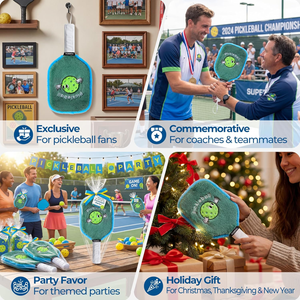 Pickleball Gifts for Women Men&Plush Pickleball Paddles,Collectibles for Pickleball Lovers,Pickle Ball Accessories for Tournaments,Training&Holidays - Posboll store