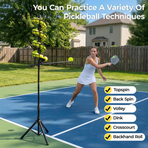 Pickleball Solo Training Machine - Portable Ball Feeder for Self - Practice & Skill Improvement - Posboll store