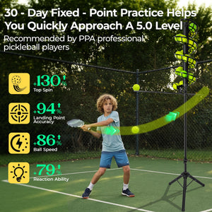 Pickleball Solo Training Machine - Portable Ball Feeder for Self - Practice & Skill Improvement - Posboll store
