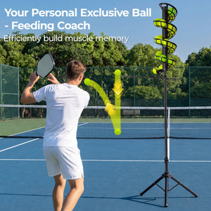 Pickleball Solo Training Machine - Portable Ball Feeder for Self - Practice & Skill Improvement - Posboll store