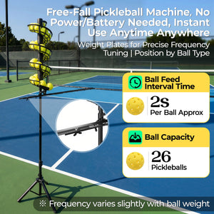 Pickleball Solo Training Machine - Portable Ball Feeder for Self - Practice & Skill Improvement - Posboll store