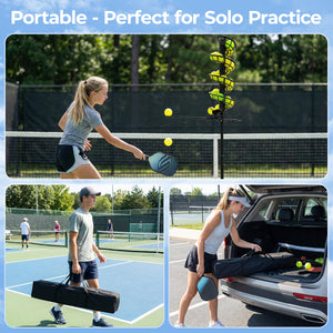 Pickleball Solo Training Machine - Portable Ball Feeder for Self - Practice & Skill Improvement - Posboll store