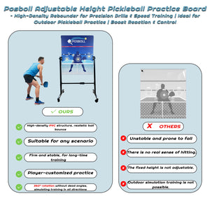 Posboll Dink Master Pickleball Practice Board - Posboll store