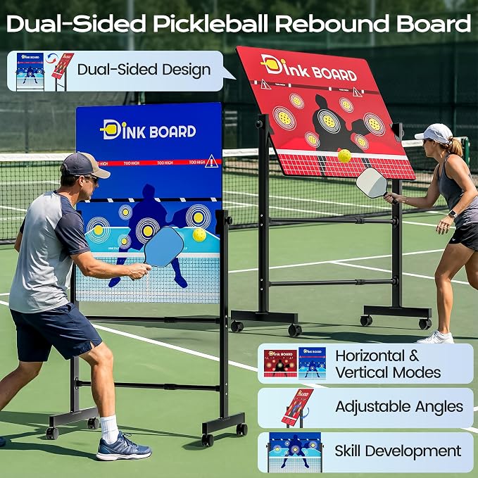 Posboll Dual-Sided Pickleball Practice Board with Stand - Posboll store