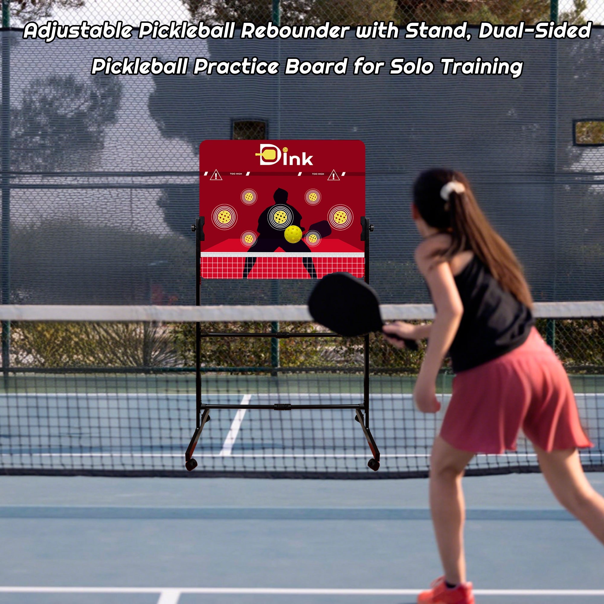 Posboll Dual - Sided Pickleball Practice Board with Stand - Posboll store