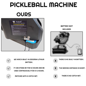 Posboll Pickleball Machine Ball Thrower Tennis Ball Machine with Catch Net - Posboll store