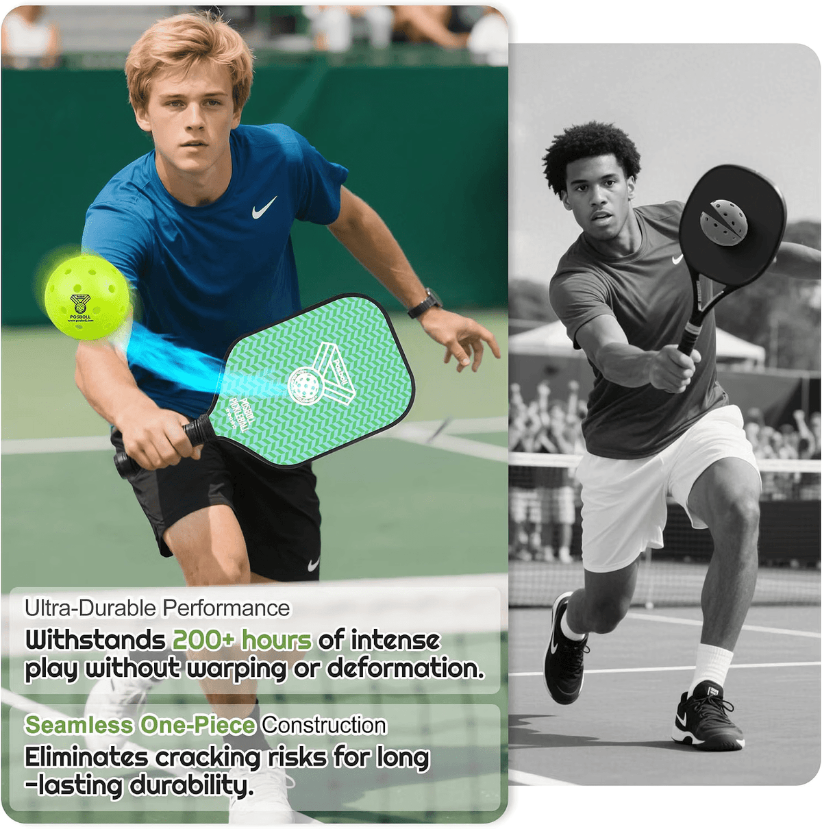 Posboll Pickleball Outdoor Pickleballs - USAP Approved 3pack - Posboll store